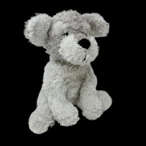 Best Made Toys White Gray Puppy Dog Plush Stuffed Animal Shaggy Scruffy 11”‎